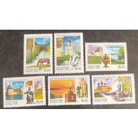 Россия 2006. Регионы. 6 марок 1121-1126