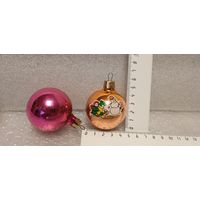 Ёлочная игрушка 8-24. Шарик с наклейкой +