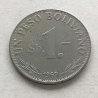 Боливия 1 песо 1969