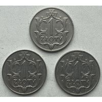 Польша 1 злотый 1929 г. Цена за 1 шт.