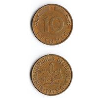 10 пфеннигов Германия 1973 года(F)