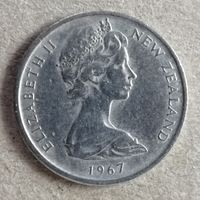 Новая Зеландия 5 центов 1967 год, KM# 34