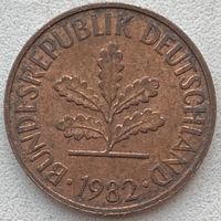 Германия 2 пфеннига 1982 г. F