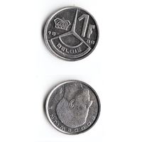 1 франк Бельгия 1989 года