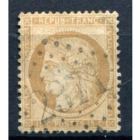 Франция - 1871/73г. - Церера, 15 с - 1 марка - гашёная [Mi 50]. #2-Fr-51-A-2