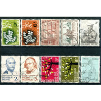 Бельгия - 1961-1962г. - 7 полных серий - 10 марок - гашёные [Mi 1253-1254, 1264, 1272, 1273, 1274-1275, 1282-1283, 1284]. #2-Be-54-KS-1