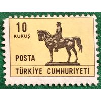 Турция 1967. Статуя Ататюрка