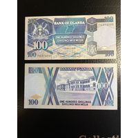 Уганда, 100 шиллингов 1987 г., P-32a, UNC