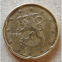 Финляндия 20 евроцентов 1999 г., KM# 102