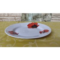 Тарелка десертная-1 СССР. Добрушский фарфоровый завод (Добруш), 1978-1991 гг