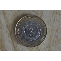 Аргентина 2 песо 2011 с 1 руб