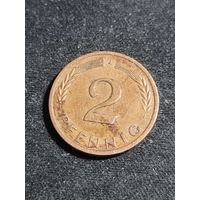 ФРГ 2 пфеннига 1971 J