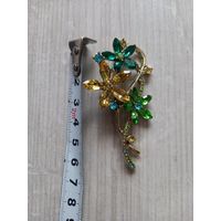 Брошь цветочки
