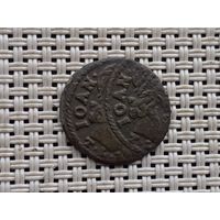 Боратинка 1661 г. Красивый брак. Двойной удар.