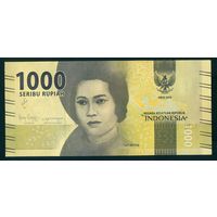 Индонезия 1000 рупий 2016 UNC