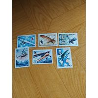 Польша серия марок 1978 г. История авиации.