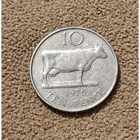 Гернси 10 пенсов, 1979