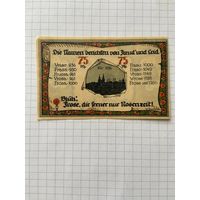 75 пфенигов (нотгельды) г. Германия.-2912