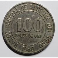 Перу, 100 солей, 1980 год