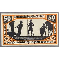 Нотгельд 50 пфеннигов 1921 год. Плен. Веймарская республика