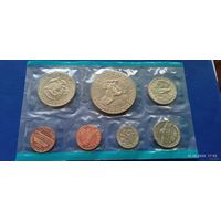 Сборка 1 доллар 50,25,10,5 и 1 центы 1973 США (UNC)В лоте 7 монет