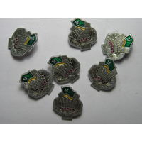 Значок Добровольного спортивного общества  "Урожай" . Цена за штуку.