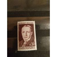 1964 Франция 20 лет со дня смерти Жоржа Манделы персоналии чистая клей MNH** выпускалась одиночкой (б-11)