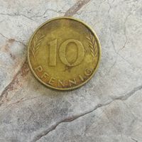 10 пфеннигов 1973 J ФРГ Германия