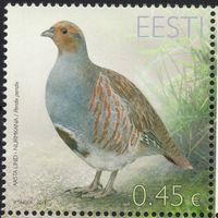 Эстония 2013.Фауна. Птица года. Куропатка. 1 марка (516)