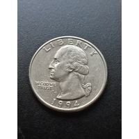 США 25 центов 1994 г.  D