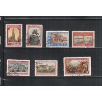 СССР-1954, (Заг.1669-1675)  гаш., 300-лет воссоединение Украины с Россией, 7 марок