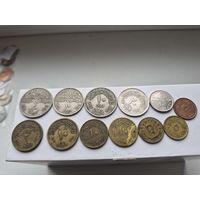 Сборный лот пиастров Египет. Лот состоит из 12-ти монет. Монеты не чищены. 45258