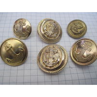 Пуговицы ВМФ с рубля!