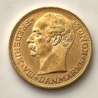 20 крон Дания Фредерик VIII. 1908г.