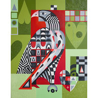 "Хранитель сердец" масло, холст Еремеева.Д.А