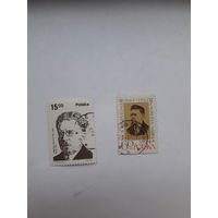 Марки Польша Лауреат Нобелевской премии  по литературе 1924  Реймонт