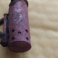 Зажигалка бензиновая старинная, времён войн, медная, оригинал и на реставрацию, с 1 рубля!