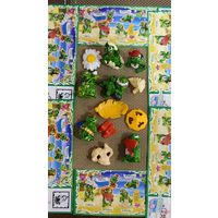 Редкая серия киндер Черепахи 2012г.Италия.Вся серия в Коллекционном состоянии. Весь комплект оригинальных вкладышей.