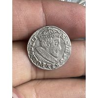 3 гроша 1589 Олькуш в качестве!