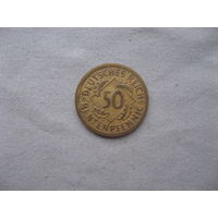 Германия 50 рентенпфеннигов  1924 A Веймарская республика