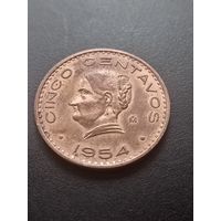 Мексика 5 сентаво 1954 г.