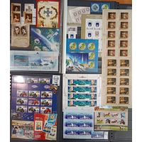 Подборка чистых марок блоков МЛ России за 2007 год, фауна, автомобили, подлодки, живопись, каталог 3765 рос. руб