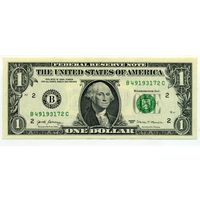 1 доллар 2017 B