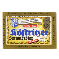 Этикетка пива Kostritzer Германия П760