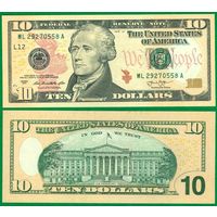 США, 10 долларов 2013 г. P540L. UNC