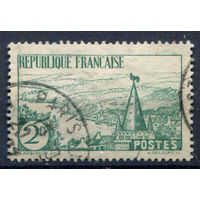 Франция - 1935г. - ландшафты, 2 fr - 1 марка - полная серия, гашёная [Mi 296]. #2-Fr-63-KB-1