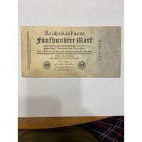 Германия 500 марок 1922 г. -0801