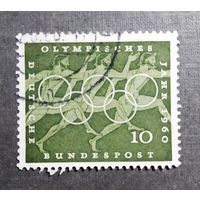 Марка Германия 1960 год Олимпийские игры