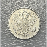 50 pennia пенни 1916 Русско-Финская
