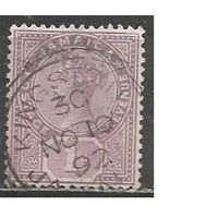 Ямайка. Королева Виктория. 1889г. Mi#23.